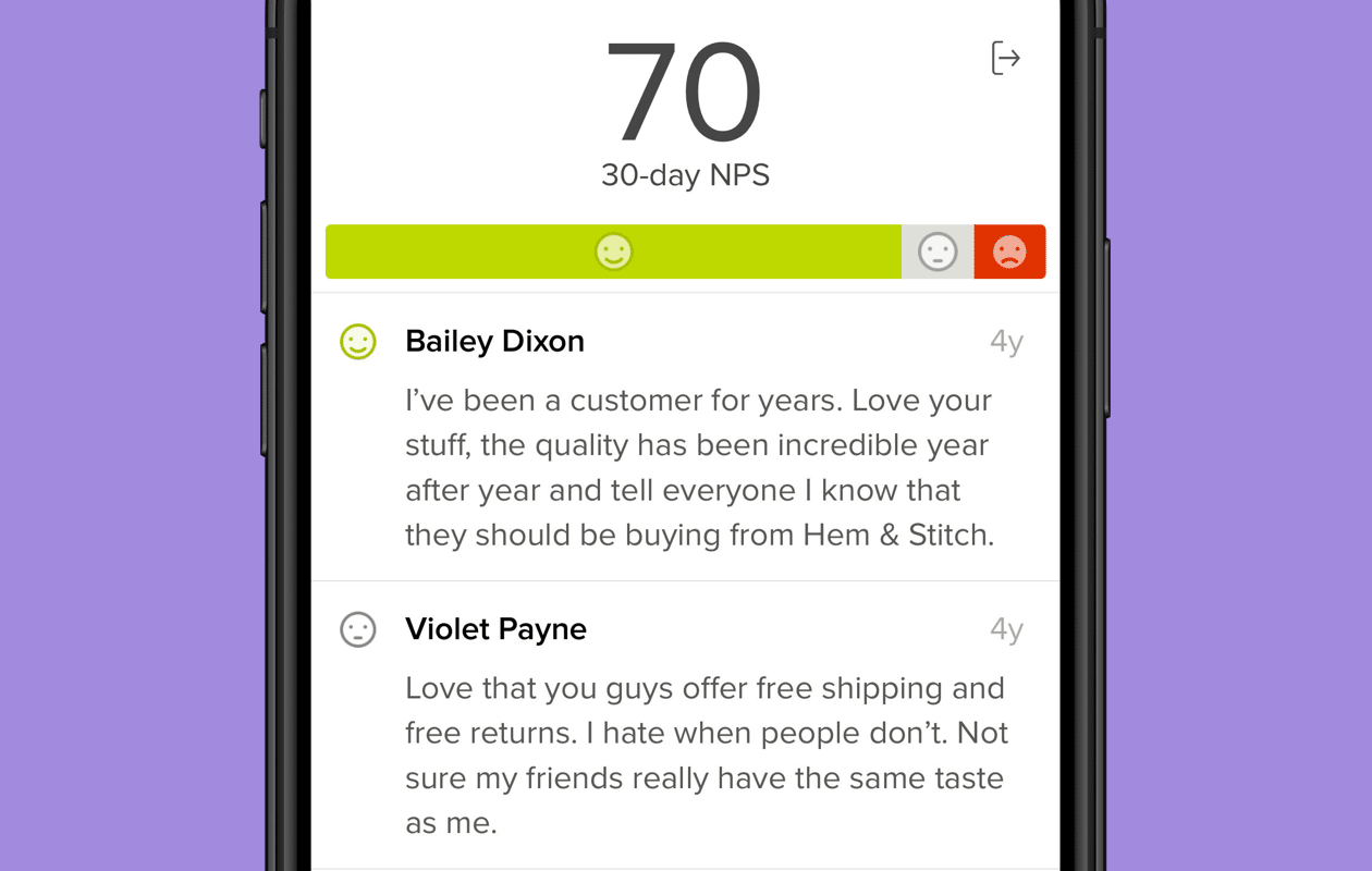 ios survey dashboard