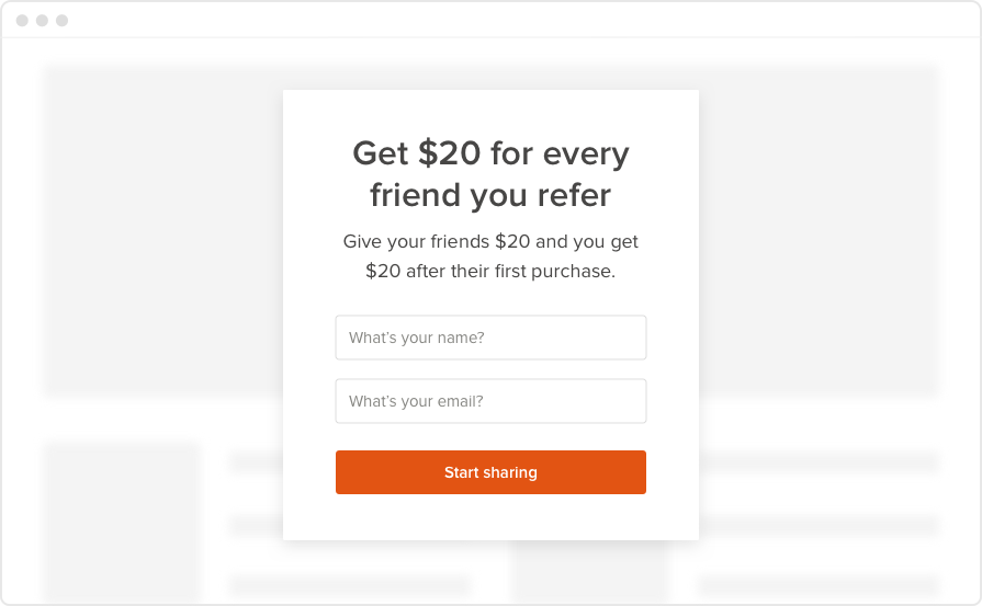 friendbuy integration referral landing page