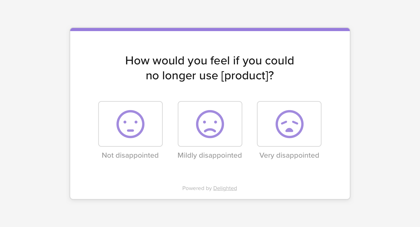 product survey question example