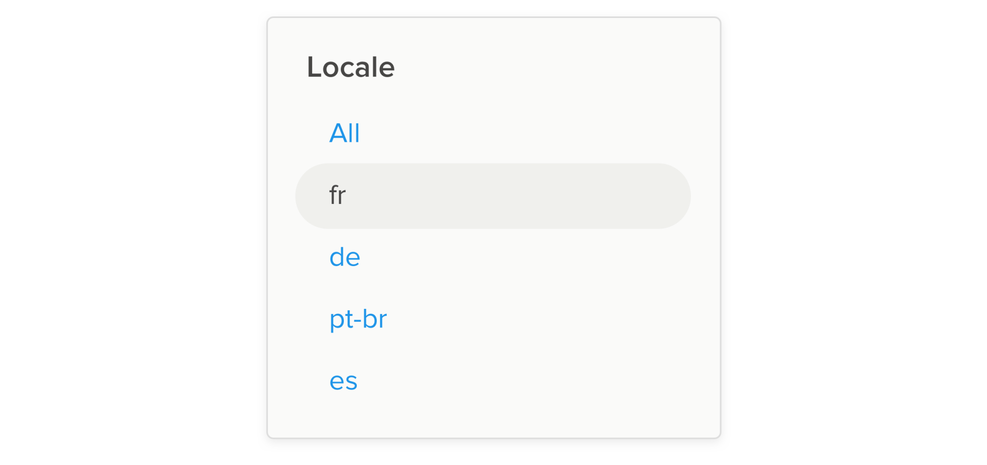 filter survey feedback by language in the dashboard