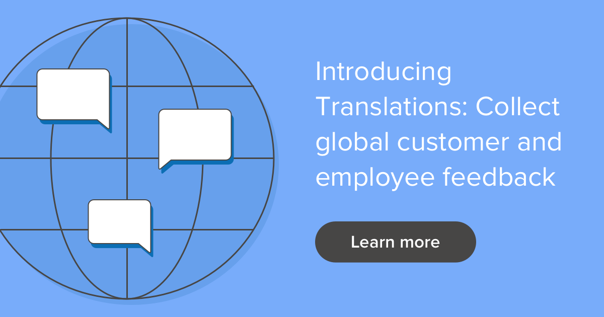 Survey Translations: Localize your survey in 30+ languages