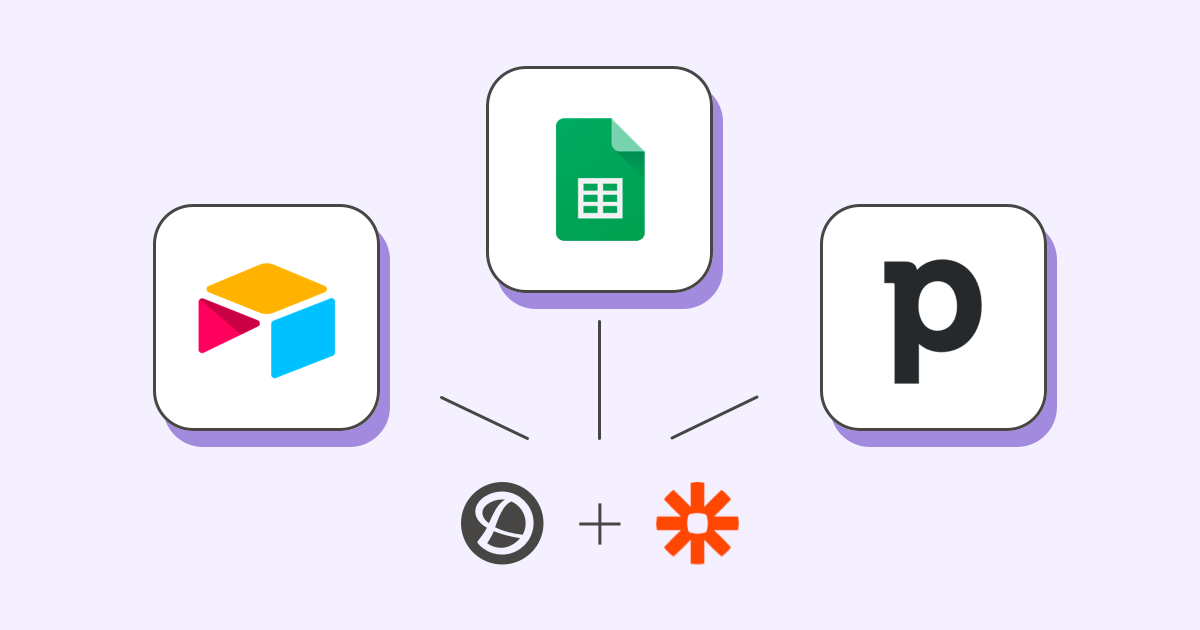 integrations sheets airtable pipedrive featured image