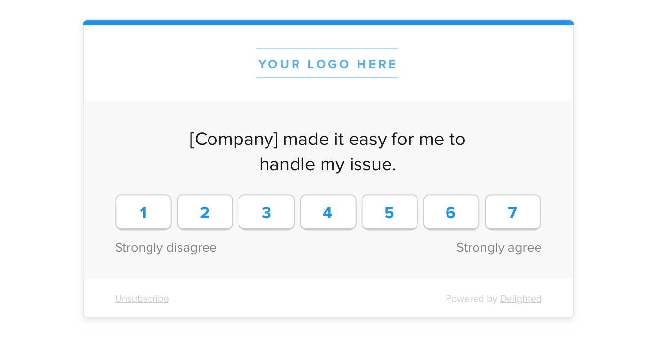 customer feedback CES question
