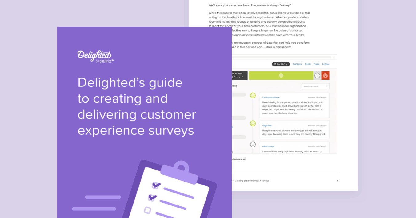 Delighted guide to creating surveys