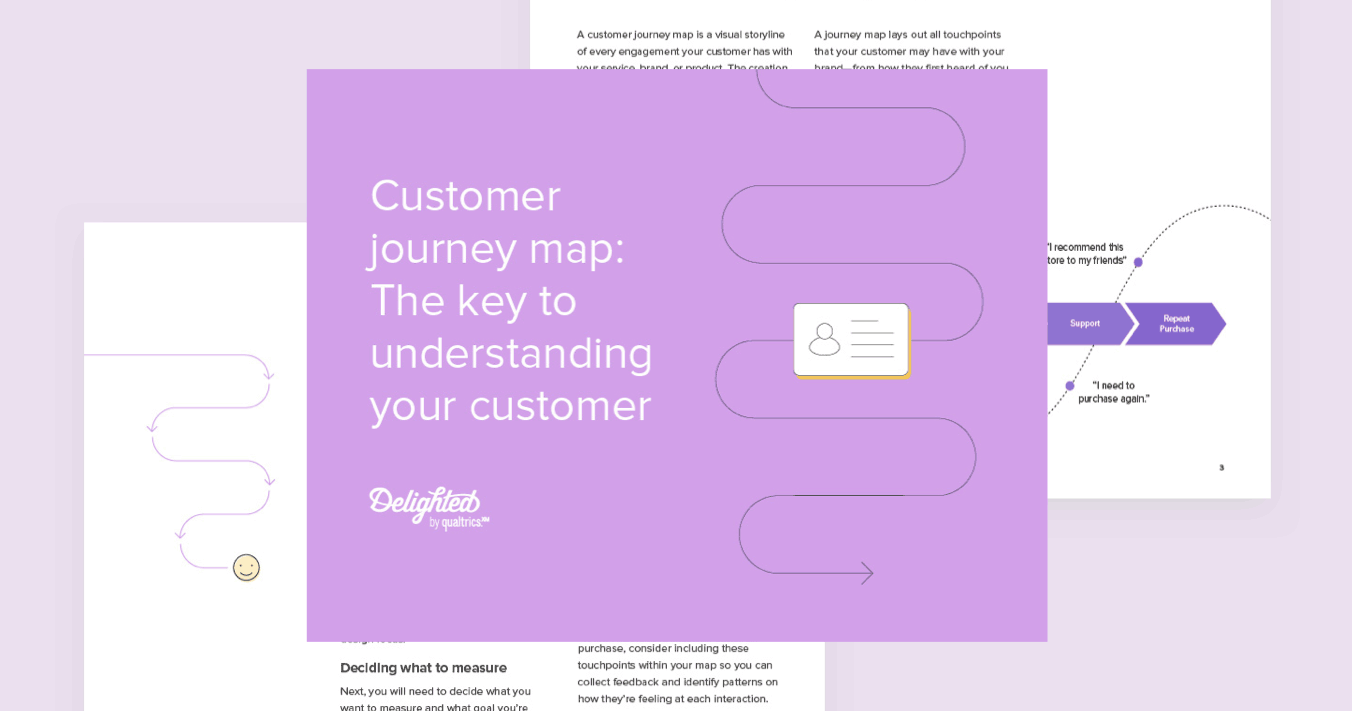 Delighted guide customer journey map