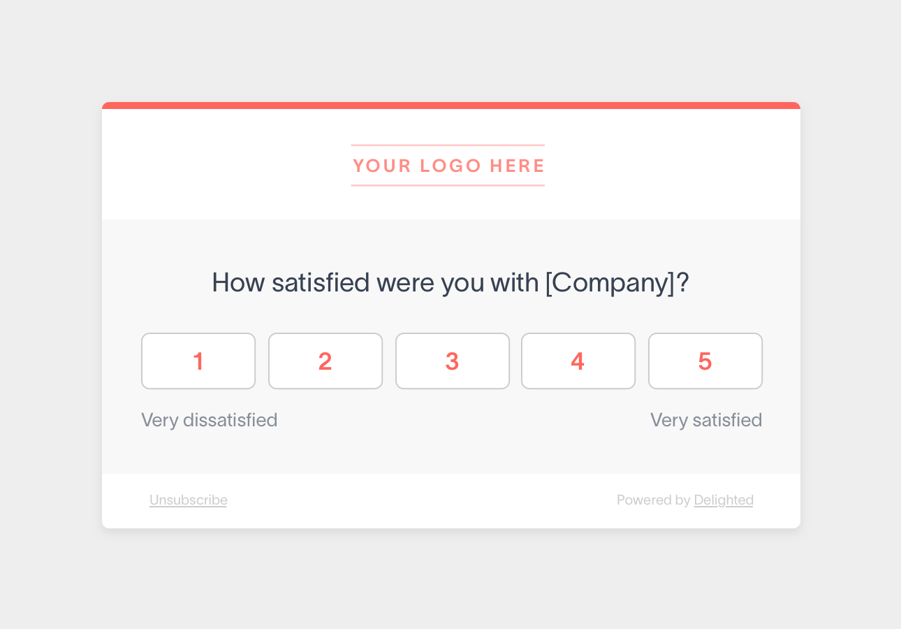 likert scale 5 point CSAT survey question