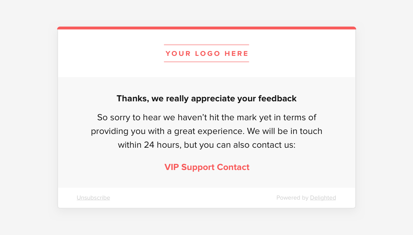 Free survey platform thank you message