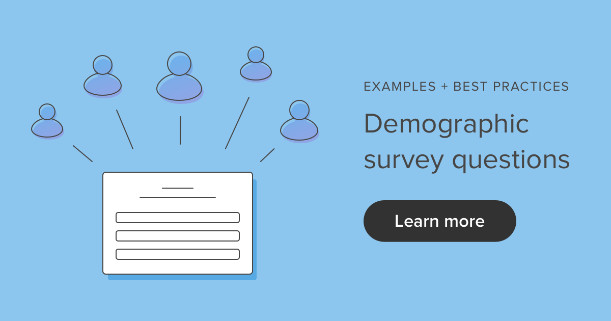 ux research demographic questions