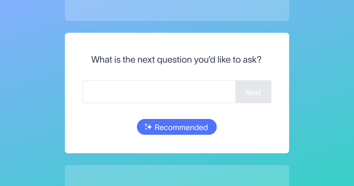 AI recommended questions blog post featured image